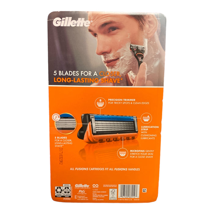 Gillette Fusion5 Men's Razor Handle + 9 Blade Refills