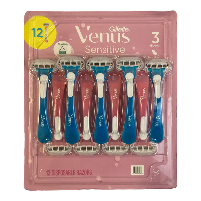 Gillette Venus Sensitive Disposable Razors (12 ct.)