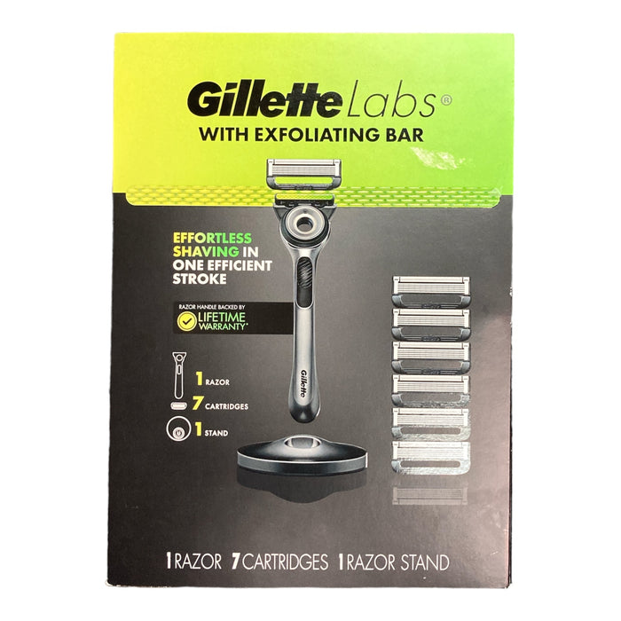 Gillette Labs Exfoliating Bar 1 Razor 7 Cartridges 1 Stand