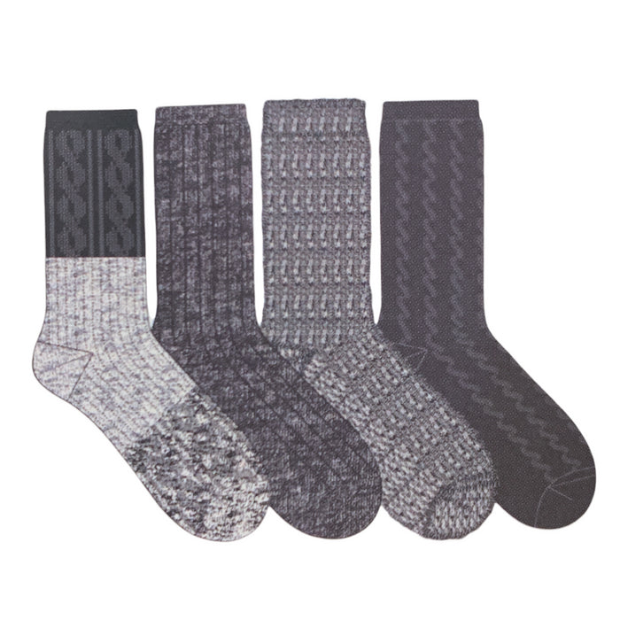 Cuddl Duds Women's Plushfill Super Soft Comfort Boot Socks, 4 Pair