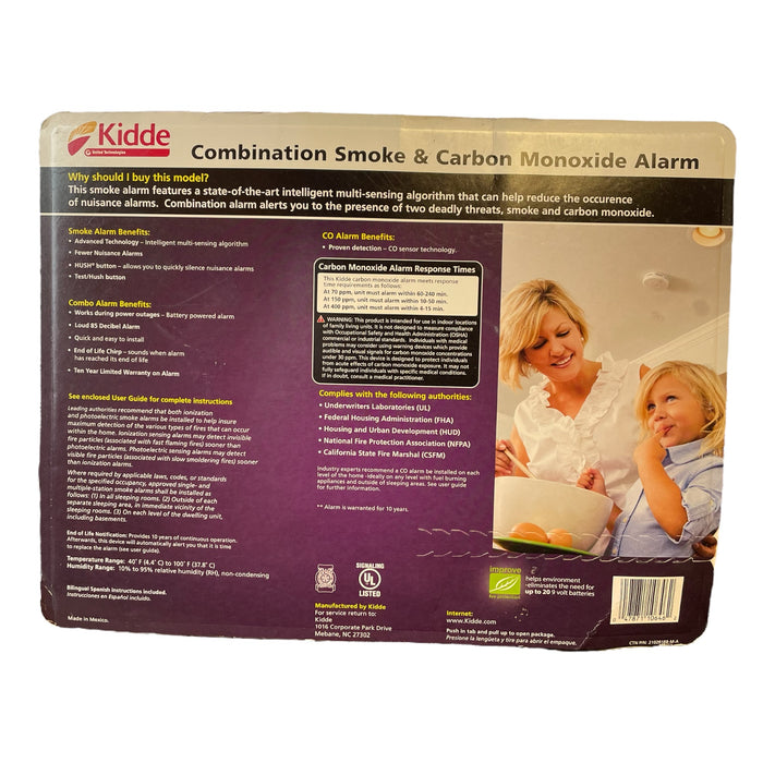 Photoelectric Smoke And Carbon Monoxide Alarm