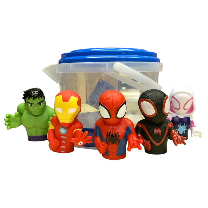 Licensed Character 5 Piece Bath Squirter Bucket Set