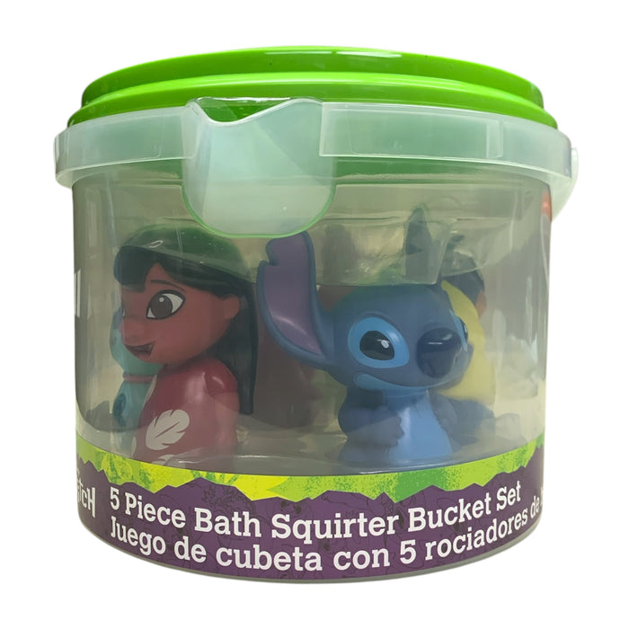 Licensed Character 5 Piece Bath Squirter Bucket Set
