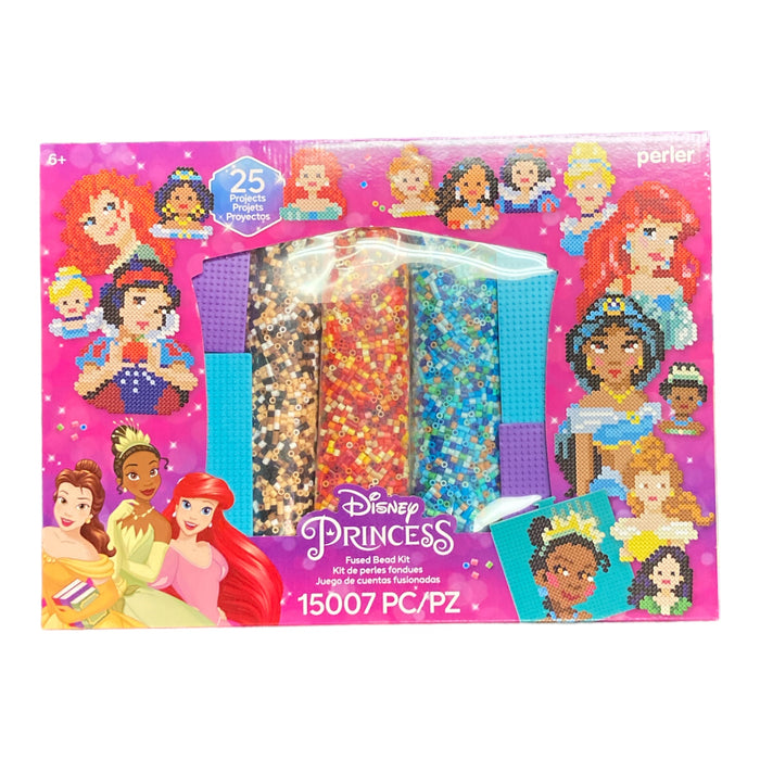 Perler Disney Princess Fused Bead Kit 15000+ Pieces To Make 25 Projects