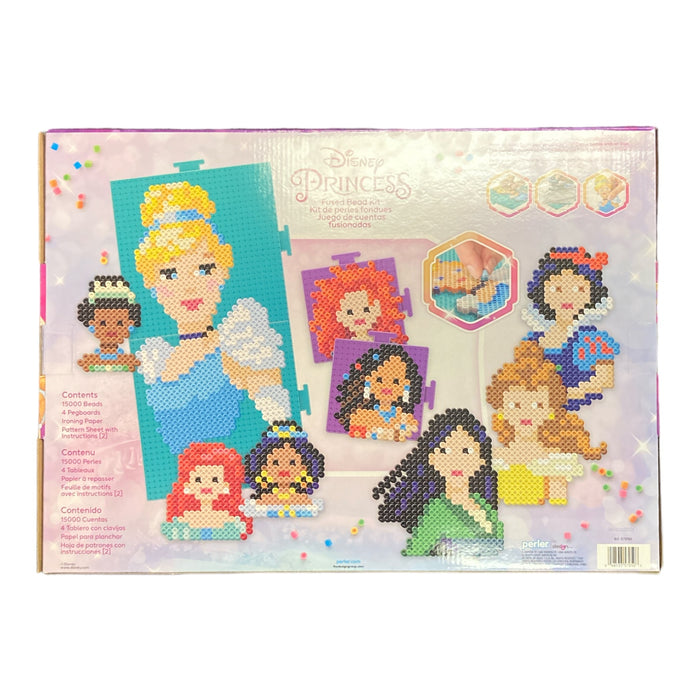 Perler Disney Princess Fused Bead Kit 15000+ Pieces To Make 25 Projects