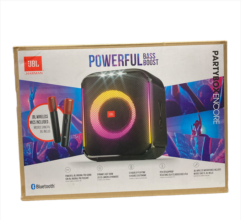 JBL Partybox Encore Built-in Dynamic Light Show and Splash Proof Design