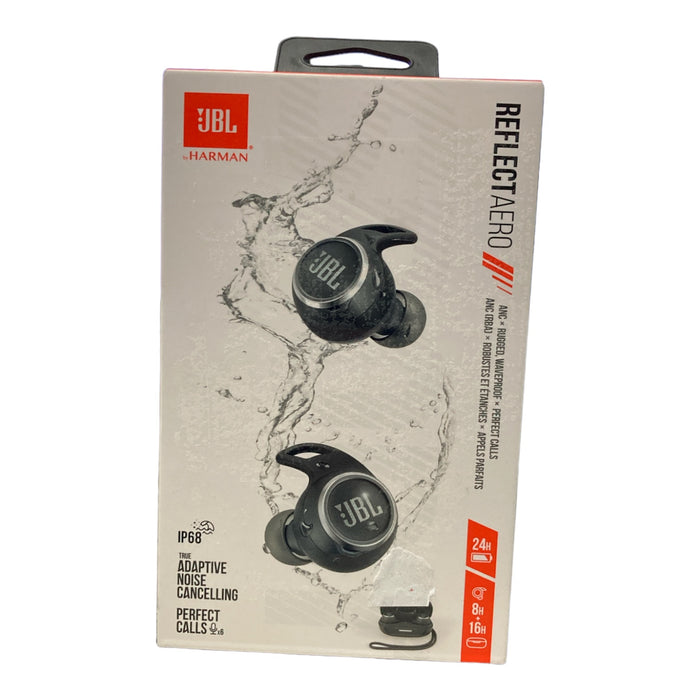 JBL Reflect Aero True Wireless Earbuds with Adaptive Noise Cancelling, Black