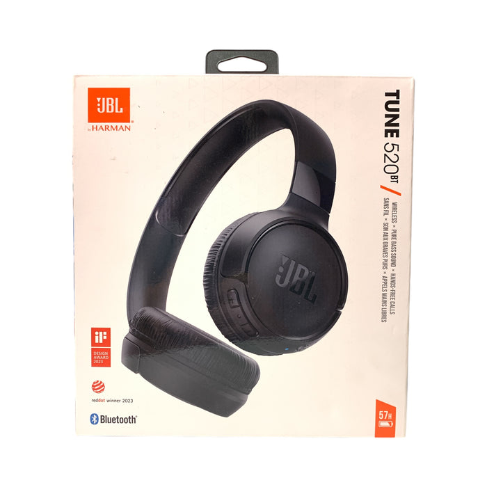 JBL Tune 520BT Bluetooth Wireless On-Ear Headphones - Black