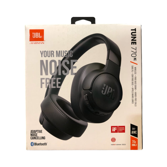 JBL Tune 770NC Adaptive Noise Cancelling Wireless Over-Ear Headphone, Black