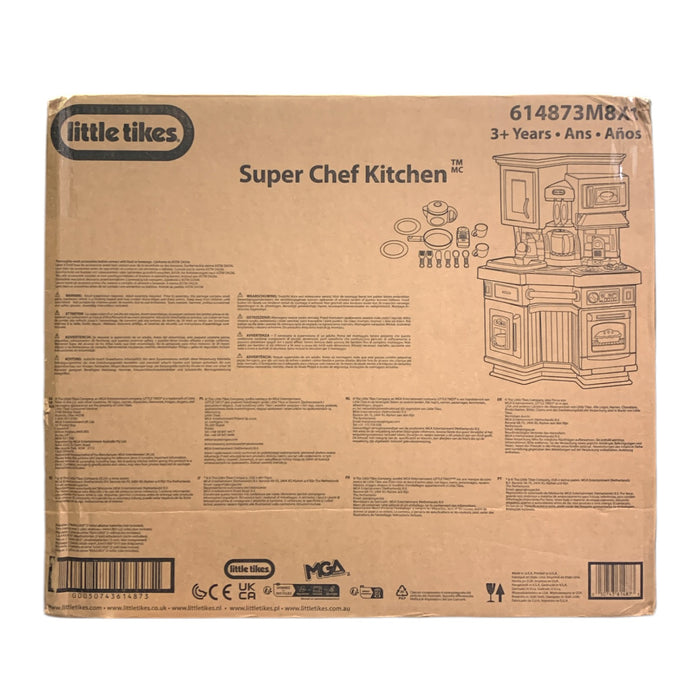 Little Tikes Interactive Super Chef Kitchen Playset, Includes 13 Accessories