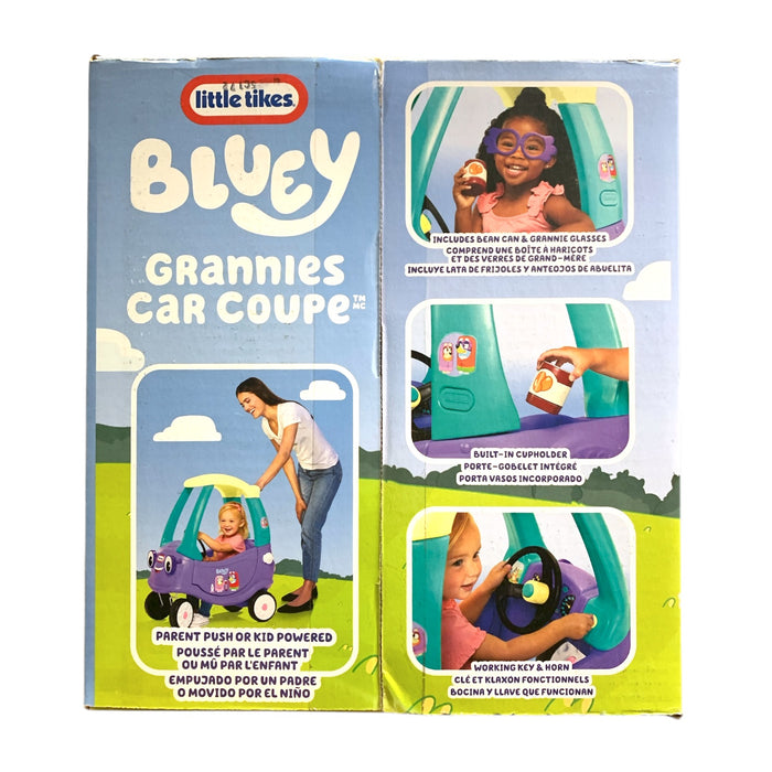 Little Tikes Bluey 'Grannies Car Coupe' Talking Interactive Ride-On