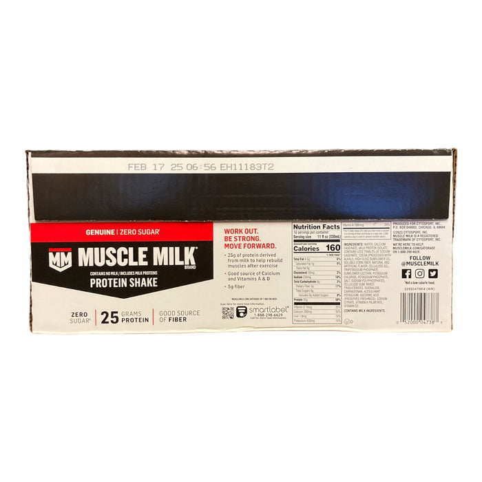 Muscle Milk Genuine Non-Dairy Protein Shake, Chocolate (11 fl. oz, 18 pk.)