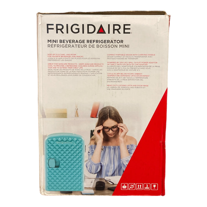 Frigidaire Diamond 9 Can Mini Beverage Cooler, Blue