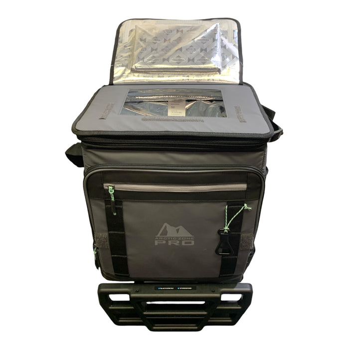 Arctic Zone Pro Collapsible Wheeled Cooler, All-Terriain Wheels, Locking Handle