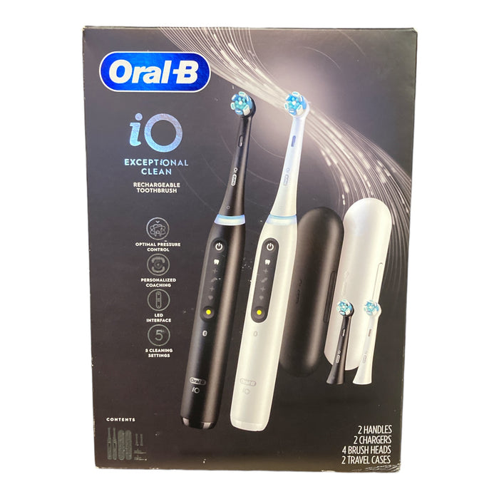 Oral-B iO Series 5 Rechargeable Toothbrush Dual Pack