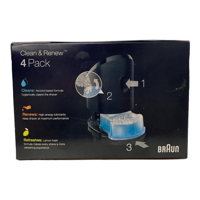 Braun Clean & Renew Refill Cartridges CCR - 22.8 fl oz (Pack of 4)