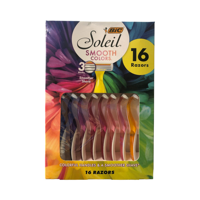 BIC Soleil Smooth Colors Collection Women's Disposable Razors