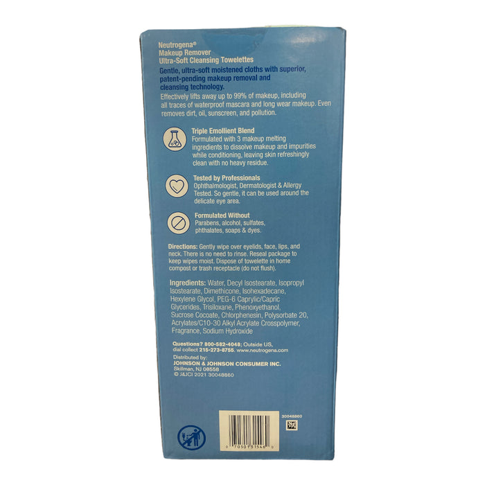 Neutrogena Makeup Remover Cleansing Towelettes Value Pack (132 ct)