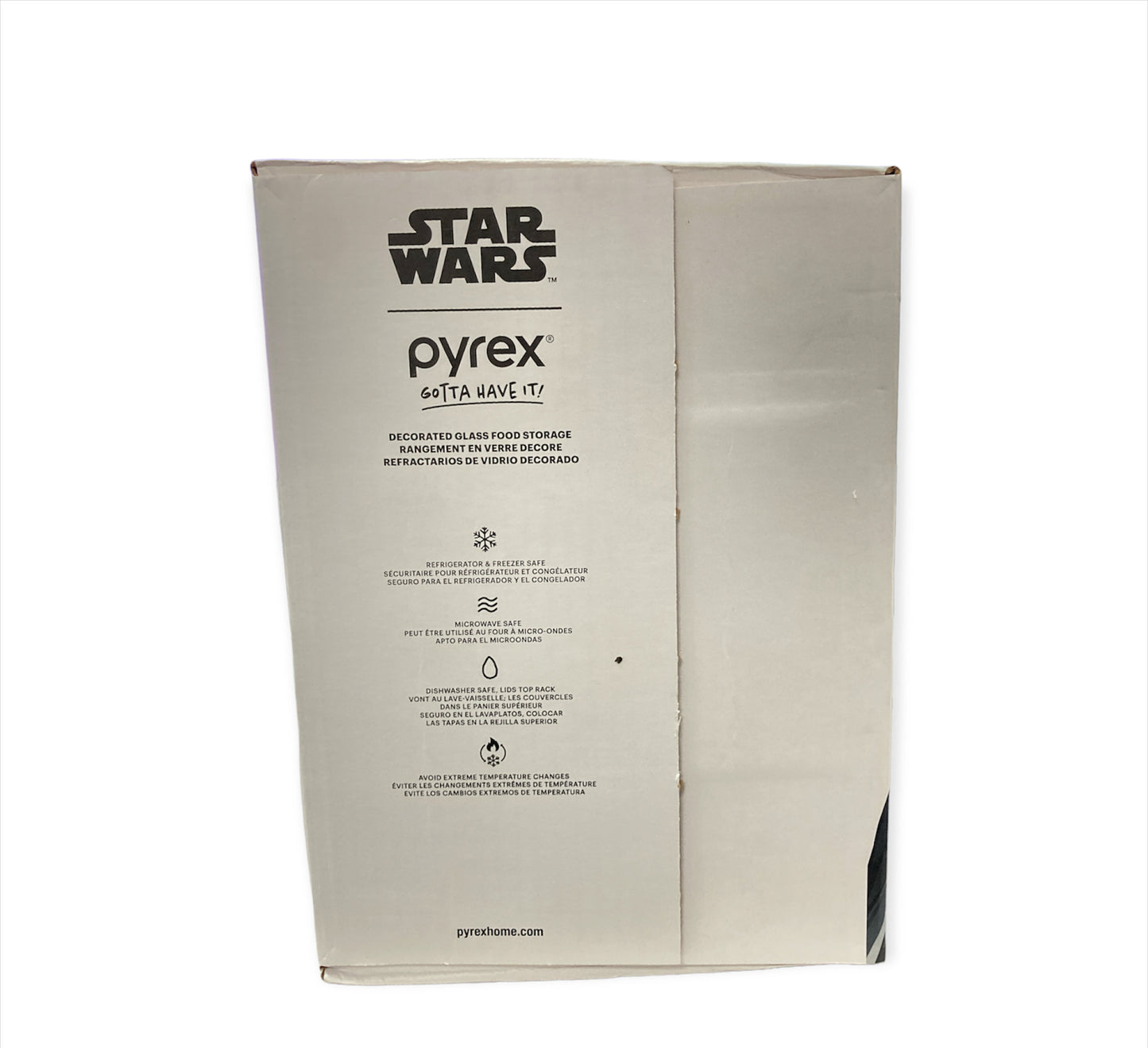 Pyrex Star Wars 10 Piece Decorated Glass Food Storage Set Bowls with Lids
