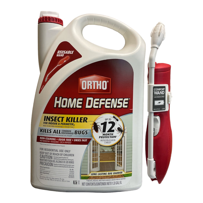 Ortho Home Defense Insect Killer for Indoor & Perimeter with Wand, 1.33 Gallon