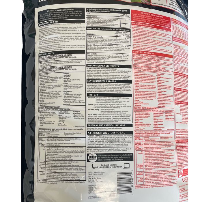 Ortho Bugclear Granules 22lb, Up to 36,000 SqFt, 6 Month Control