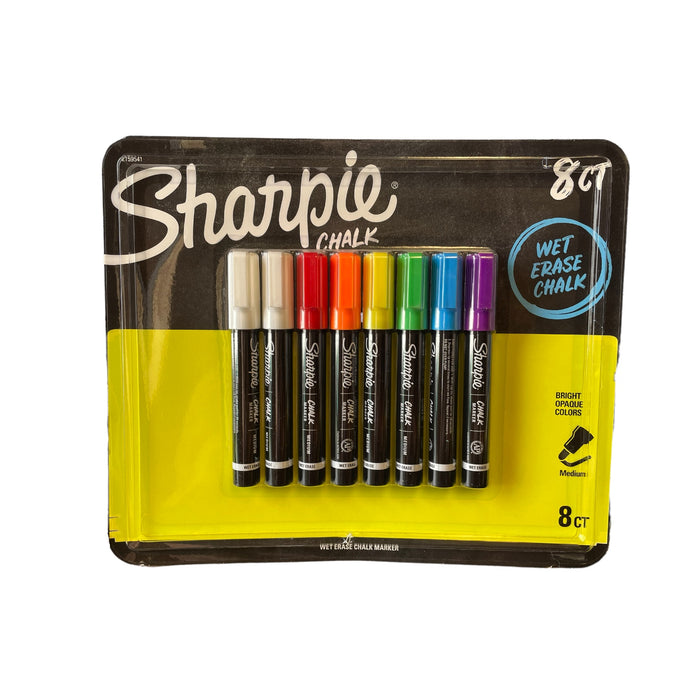 Sharpie 8 Count We Erase Chalk Marker Set, Medium