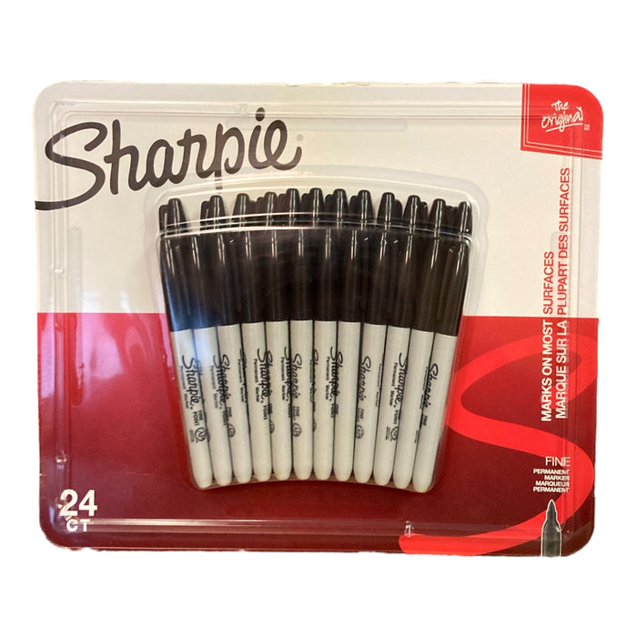 Sharpie Permanent Markers - Fine Point - 24 Count