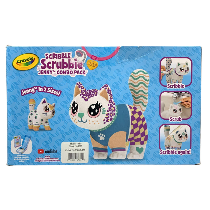 Crayola Scribble Scrubbie Pet with Washable Markers, Figurines, & Brush