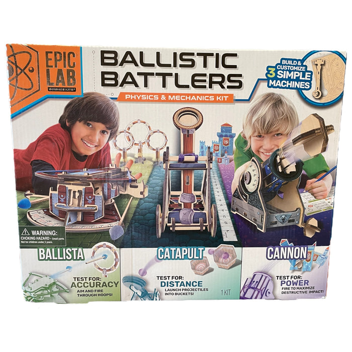 Epic Lab Ballistic Battlers STEM Physics and Mechanics Kit