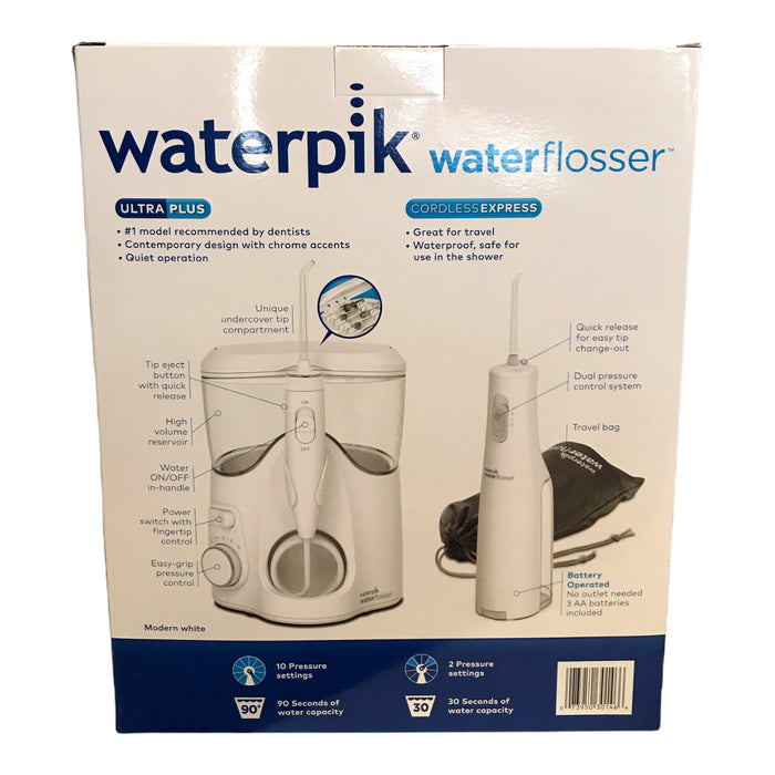 Waterpik Ultra Plus and Cordless Express Water Flosser