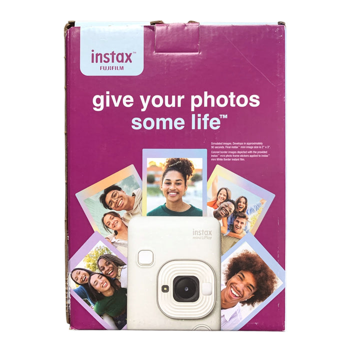 Fujifilm Instax Mini LiPlay Hybrid Instant Camera Bundle w/ 20-Pack Film & More