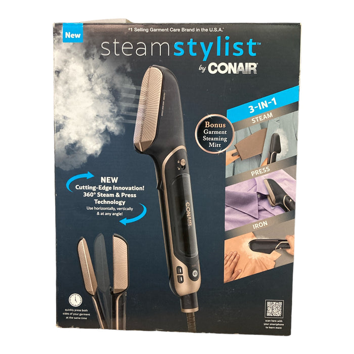 Conair Steam Stylist Iron Steamer 3-in-1 Garment Care Innovation to Steam, Press