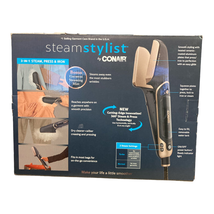 Conair SteamStylist 3-in-1 Garment Care Steam Cleaner, GSP201GDS