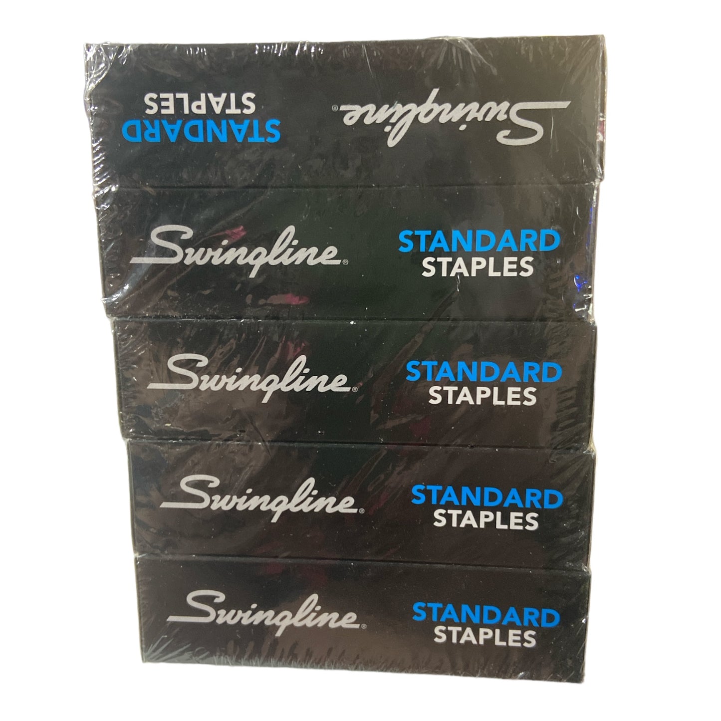 Swingline Staples, 5 Pack, Standard Staples,1/4" Length, 210/Strip, 5000/Box