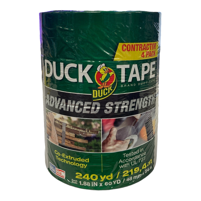 Duck Tape Contractor Grade Duct Tape Silver 4 Pack 1.88 in. x 60 yd. Each