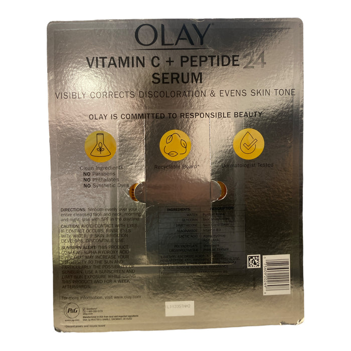 Olay Vitamin C + Peptide 24 Hydrating Serum (1.3 oz., 2 pk.)