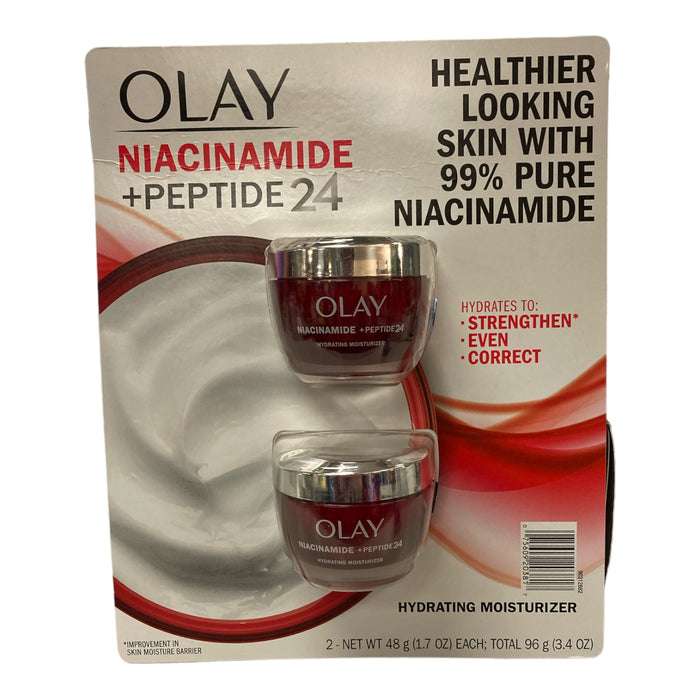 Olay Regenerist Niacinamide + Peptide 24 Face Moisturizer 1.7 Ounce (2 Pack)