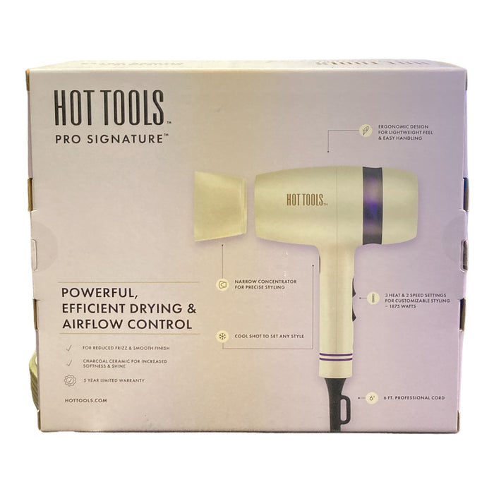 Hot Tools 1875 Watt Pro Signature Quietair Power Dryer, 6ft Cord, Reduce Frizz