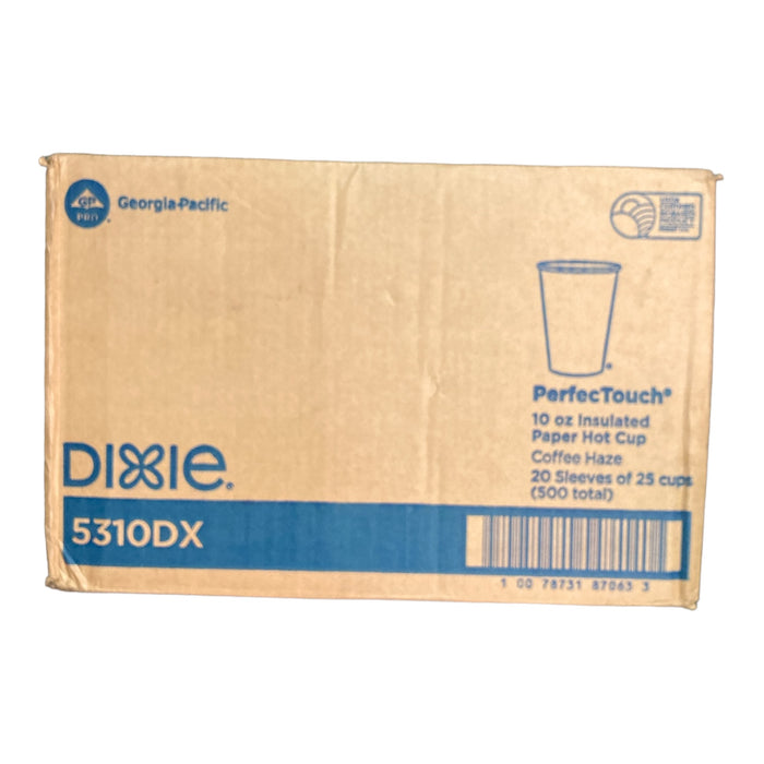 Dixie 5310DX Hot Cups, Paper, 10oz, Coffee Dreams Design, 500/carton