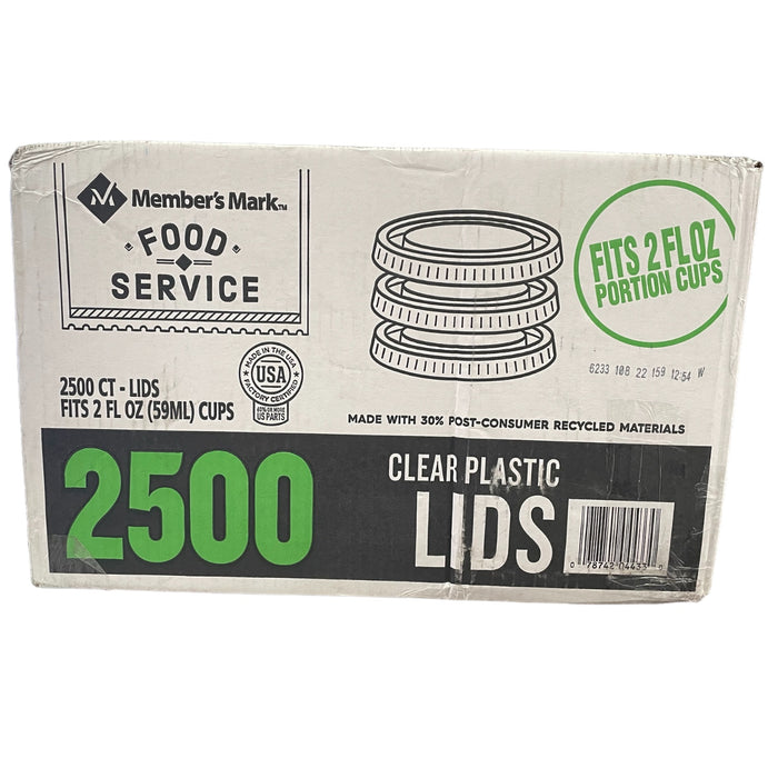 Member's Mark Clear Plastic Portion Lids (2 oz., 2,500 ct.)