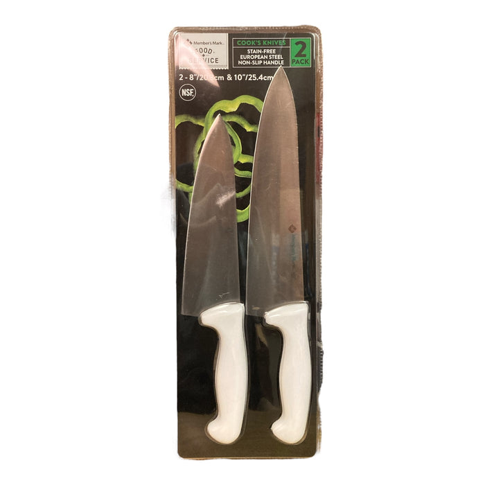 Member's Mark Cook's Knives Set with Non-Slip Handle, 2 Pack