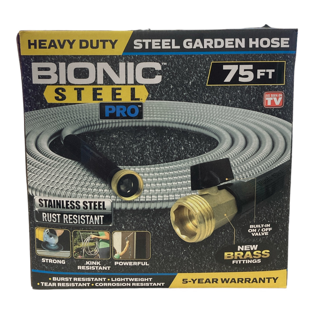 Bionic Steel Pro Garden Hose Stainless Steel Lightweight Garden Hose