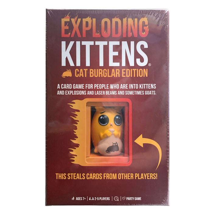 Exploding Kittens - Cat Burglar Edition Party Game, For 2-5 Players, Ages 7+