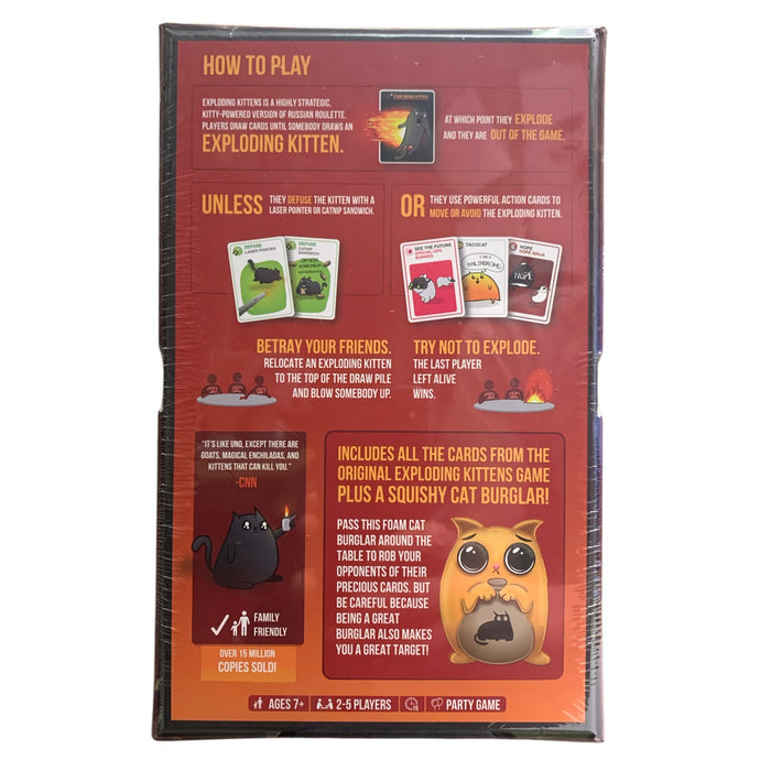 Exploding Kittens Cat Burglar Edition, Party Game, For 2-5 Players, Ages 7+