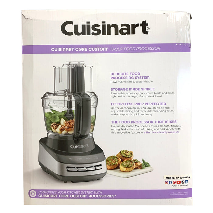 Cuisinart Core Custom 13-Cup Food Processor - Chop, Puree, Shred, Slice & More