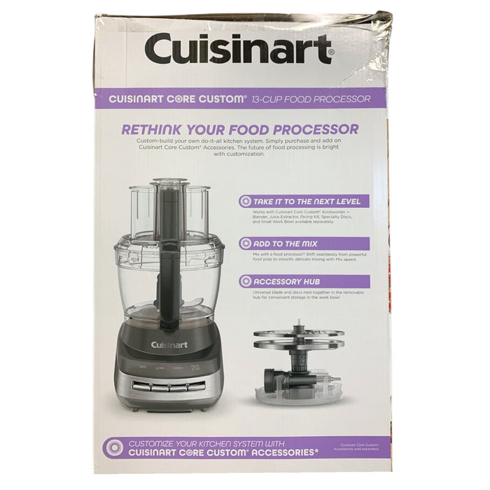 Cuisinart Core Custom 13-Cup Food Processor - Chop, Puree, Shred, Slice & More
