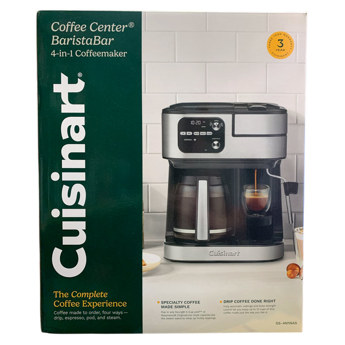 Cuisinart Coffee Center BaristaBar 4-in-1 Multi-Function Coffeemaker