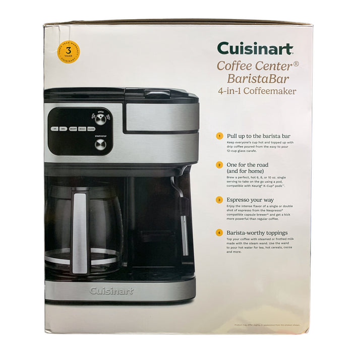Cuisinart Coffee Center BaristaBar 4-in-1 Multi-Function Coffeemaker