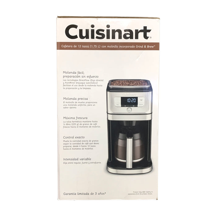 Cuisinart Burr Grind & Brew 12-Cup Automatic Programmable Coffeemaker