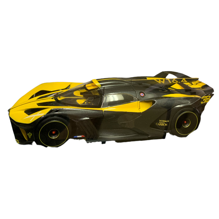 Maisto Special Edition 1/18 Scale Die Cast Metal Bugatti Bolide, Yellow